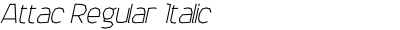 Attac Regular Italic